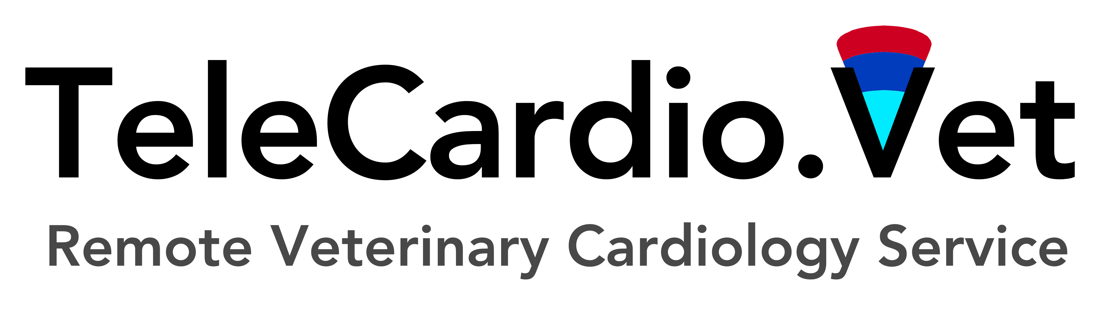 Principal logo TeleCardio.Vet